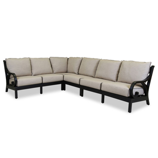 Sunset West Monterey Aluminum Outdoor Sectional Sofa