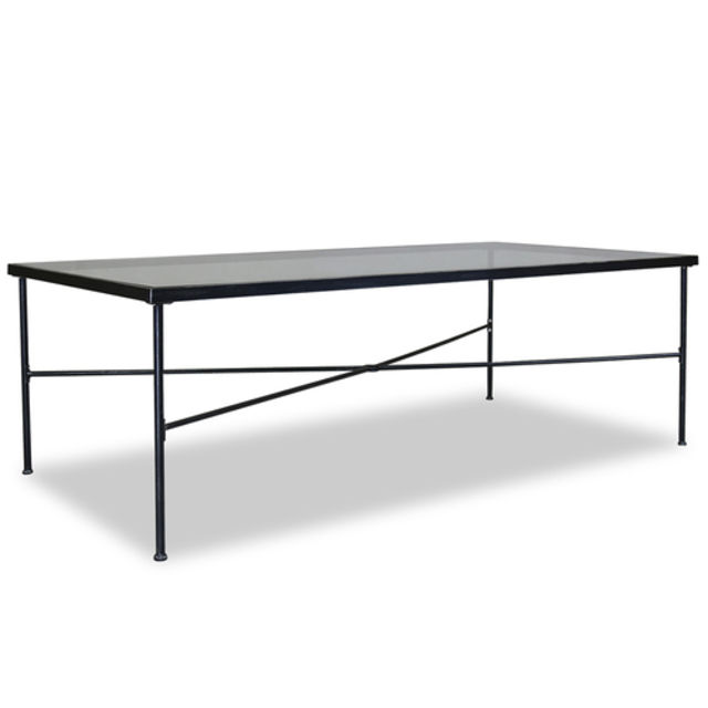 Sunset West Provence 84" Iron Rectangular Dining Table