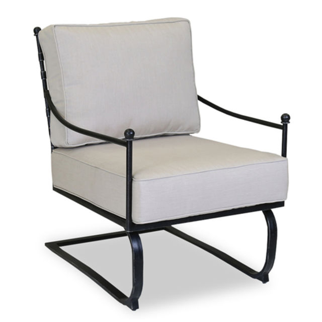 Sunset West Provence Iron Rocker Club Chair