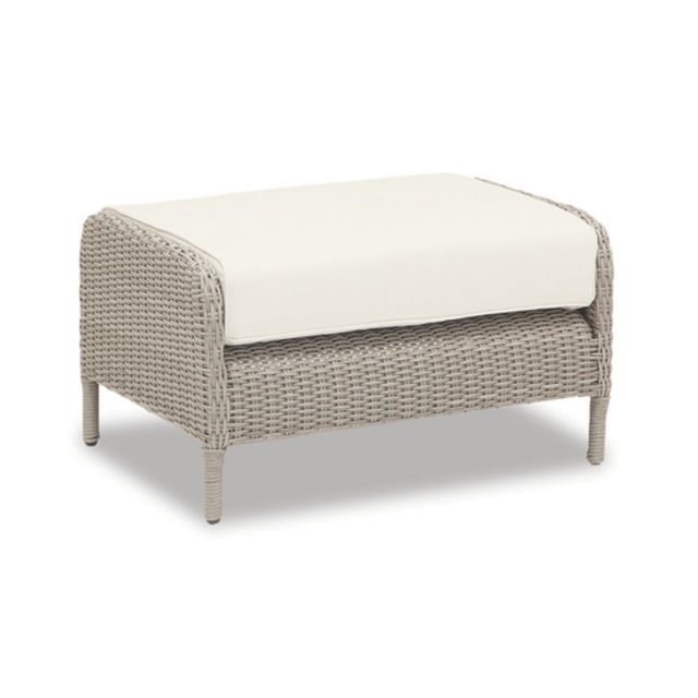 Sunset West Manhattan Woven Ottoman