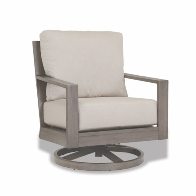 Sunset West Laguna Aluminum Swivel Rocker Club Chair