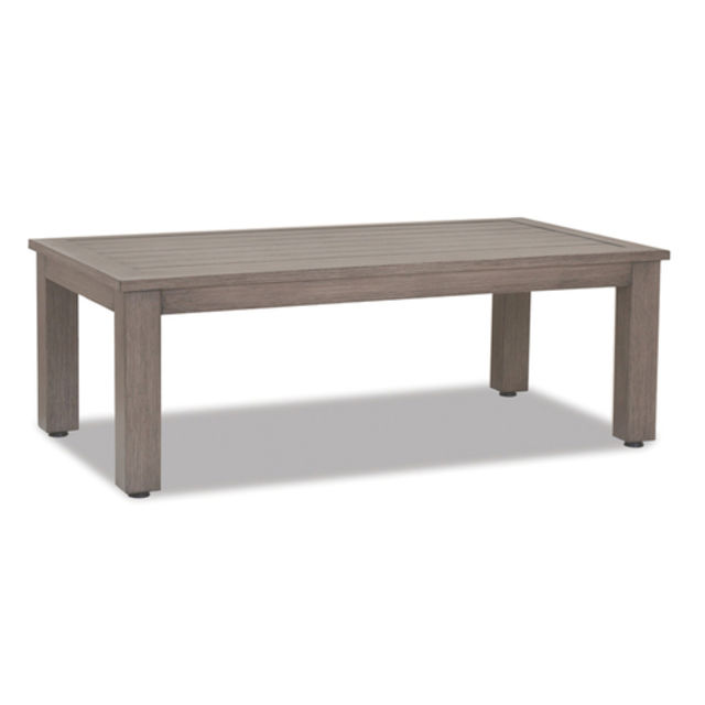 Sunset West Laguna 54" Aluminum Rectangular Coffee Table