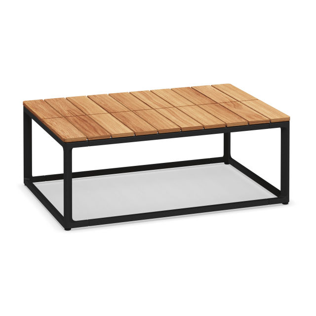 Gloster Maya 30" Aluminum Rectangular Coffee Table