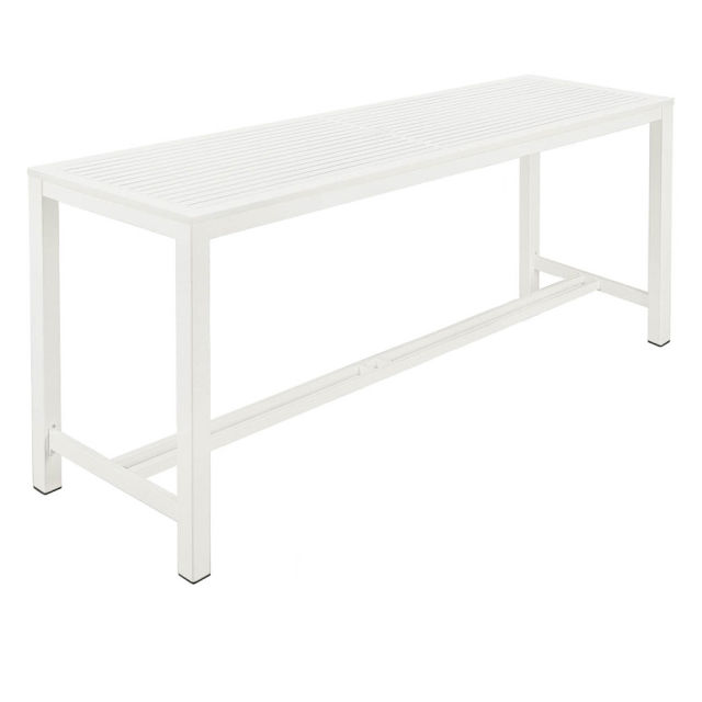 Barlow Tyrie Aura 79" Rectangular Counter Table - Aluminum