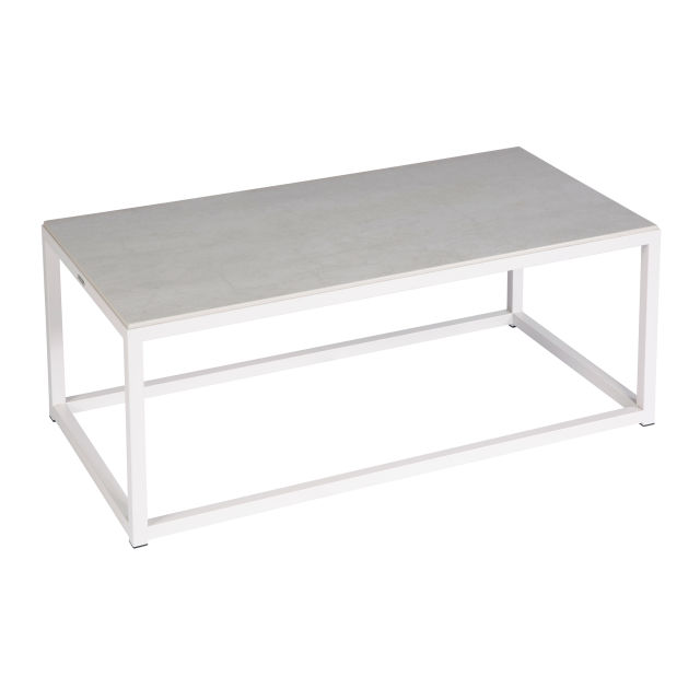 Barlow Tyrie Equinox 39" Steel Rectangular Low Coffee Table