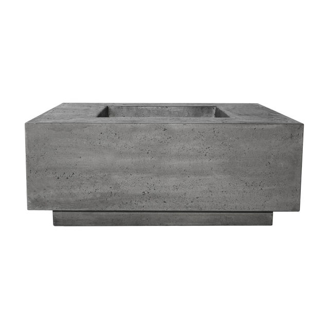 Prism Hardscapes Tavola 42 Square 42" Concrete Gas Fire Table