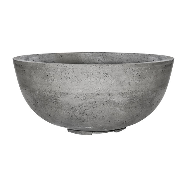 Prism Hardscapes Moderno 1 Round 39" Concrete Gas Fire Bowl