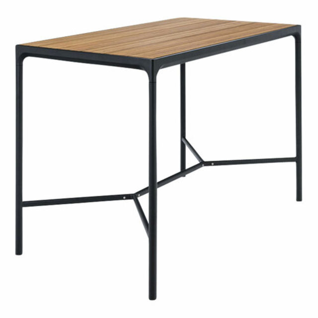 Houe Four 63" Rectangular Bar Table - Bamboo Top