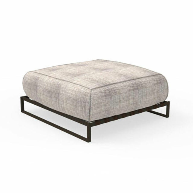 Talenti Casilda Steel Ottoman