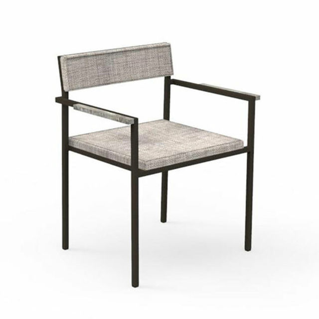 Talenti Casilda Stacking Steel Dining Armchair