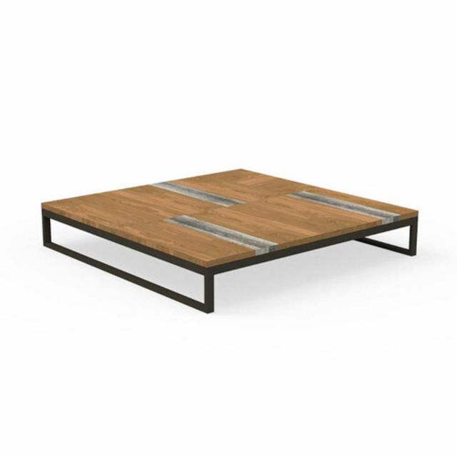 Talenti Casilda 39" Steel Square Coffee Table