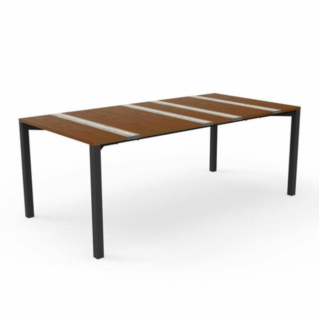 Talenti Casilda 78" Steel Rectangular Dining Table