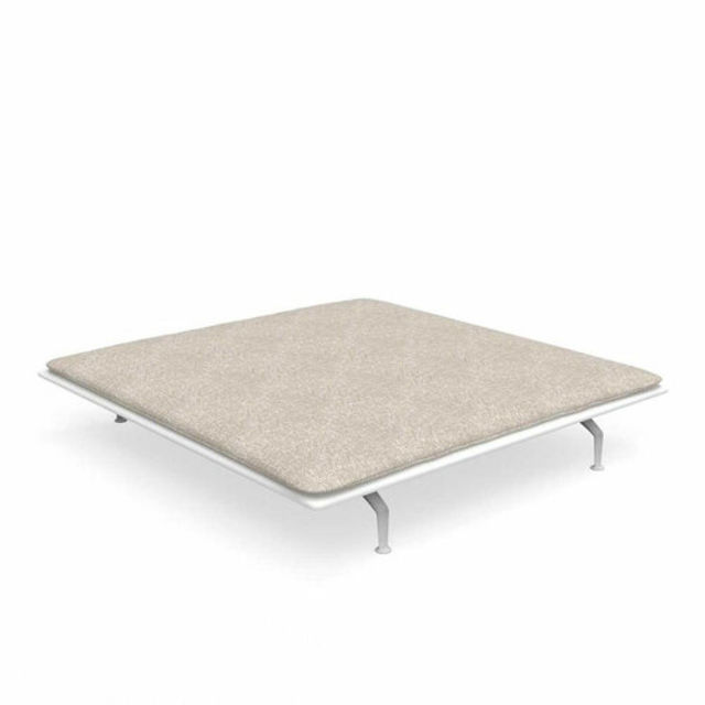 Talenti Cruise Alu Aluminum Square Ottoman