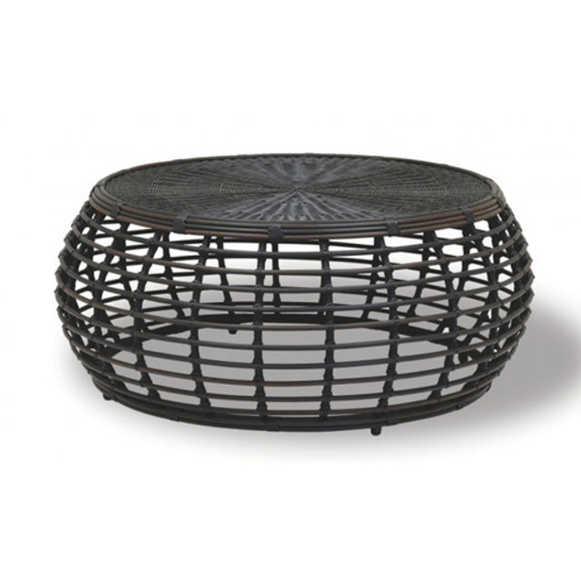 Sunset West Venice 44" Aluminum Round Coffee Table