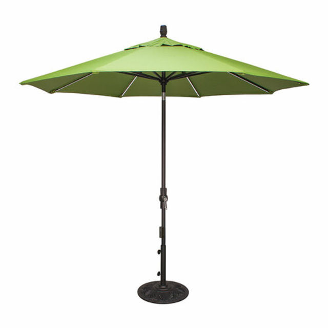 Treasure Garden Starlux Collar Tilt 9' Octagonal Aluminum Market Patio Umbrella