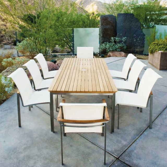 Kingsley Bate Tivoli 9-Piece Rectangular Patio Dining Set