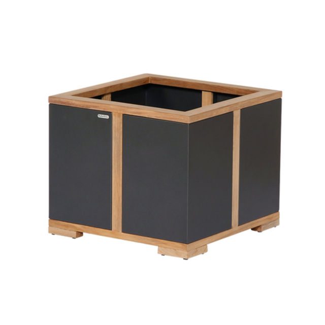 Barlow Tyrie Aura 15" Teak Square Planter