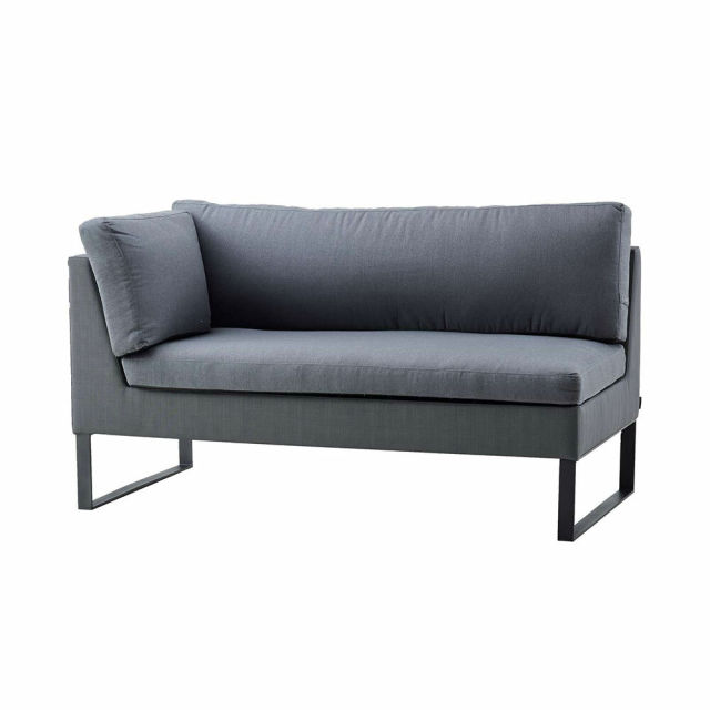 Cane-line Flex Upholstered Right 2-Seater Outdoor Sectional Unit