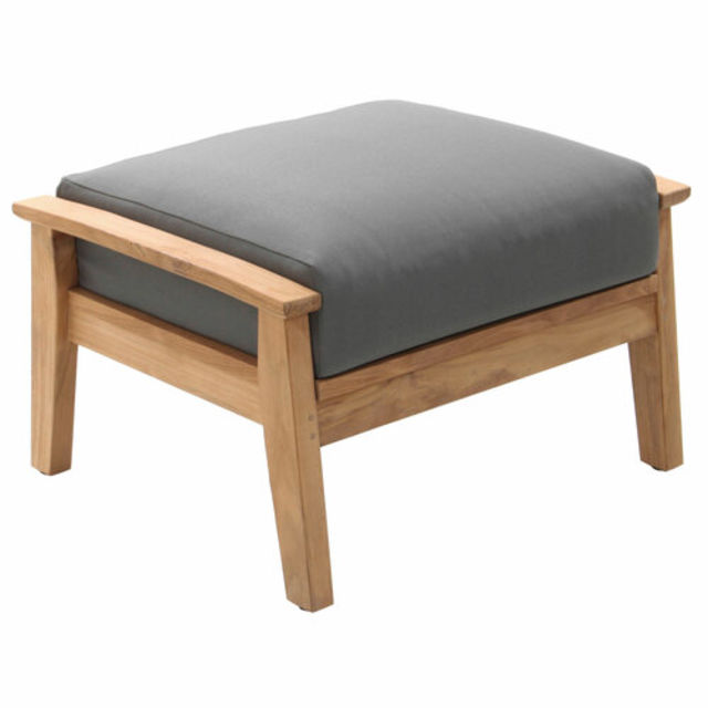 POVL Outdoor Calera Teak Ottoman