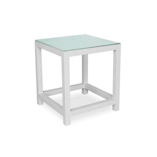 Kannoa Toledo 18" Aluminum Square Side Table