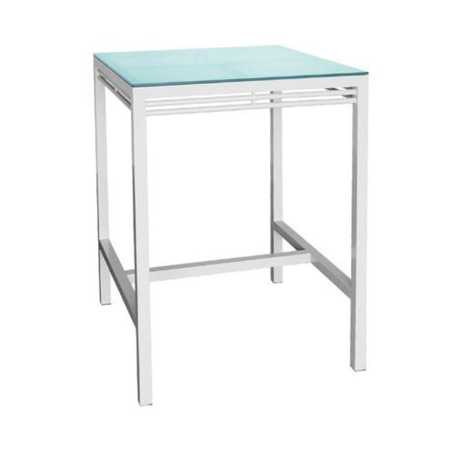 Kannoa Toledo 30" Aluminum Square Bar Table