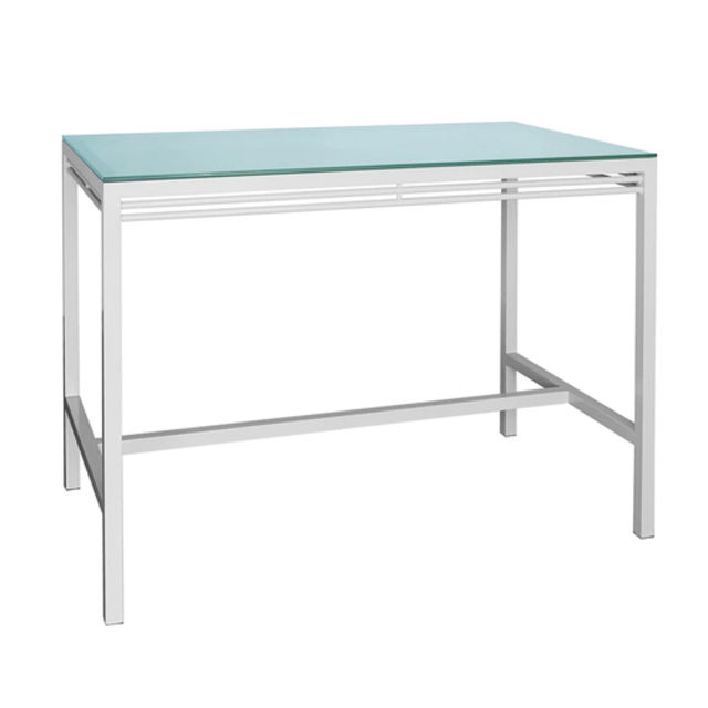 Kannoa Toledo 55" Aluminum Rectangular Bar Table