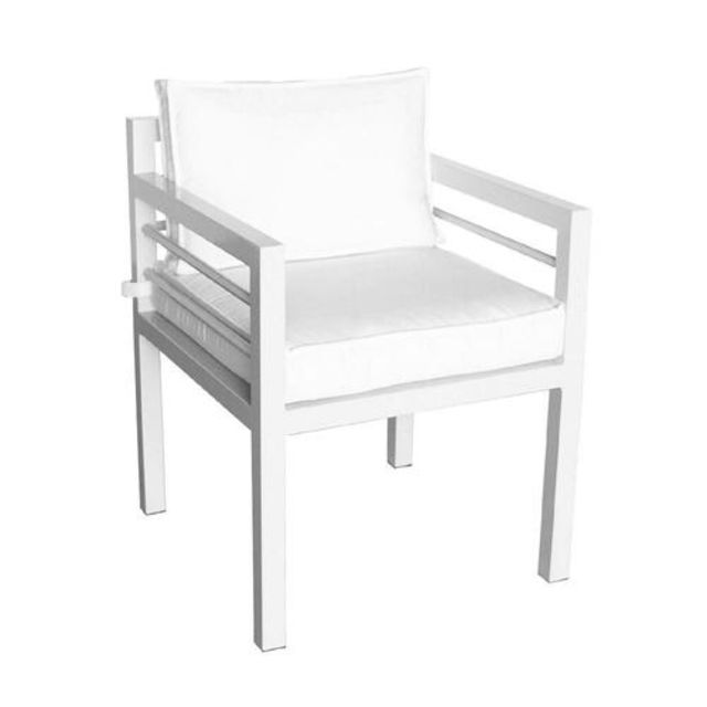 Kannoa Toledo Aluminum Dining Armchair