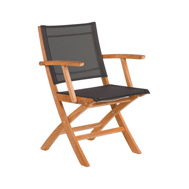 Barlow Tyrie Horizon Folding Sling Dining Armchair