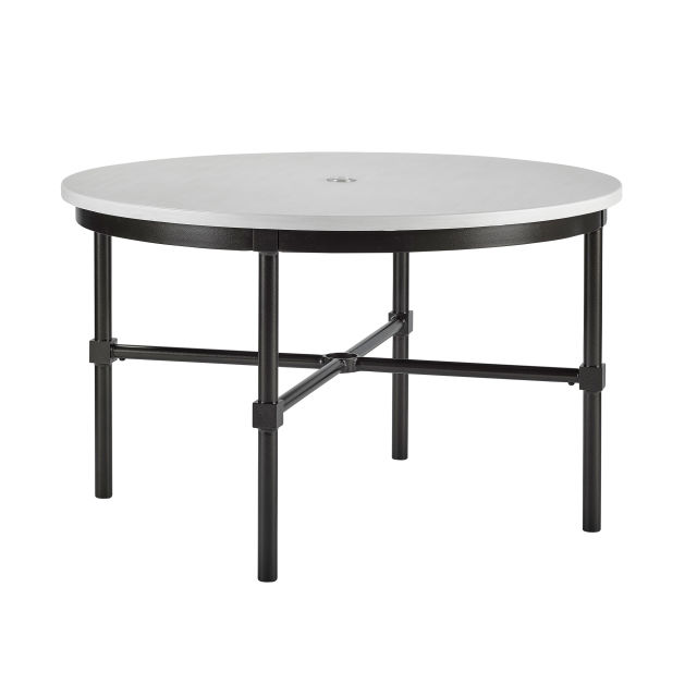 Lane Venture Langham 48" Aluminum Round Dining Table