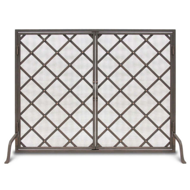 Pilgrim Iron Weave Fireplace Door Screen