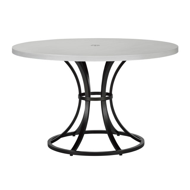 Lane Venture Calistoga 48" Aluminum Round Dining Table