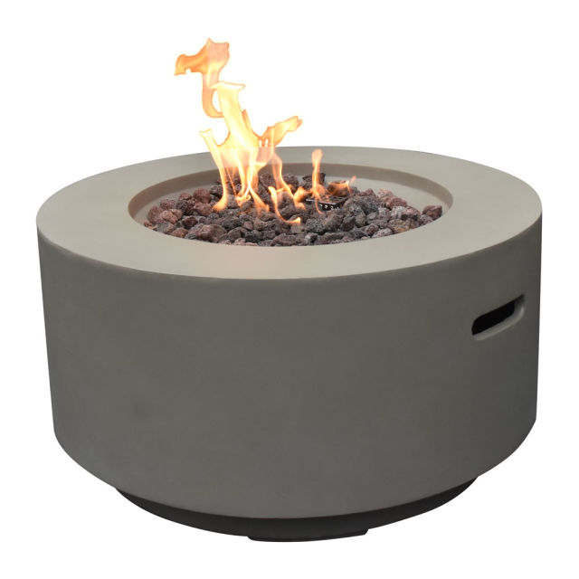 Modeno Waterford 27" Round Concrete Gas Fire Table