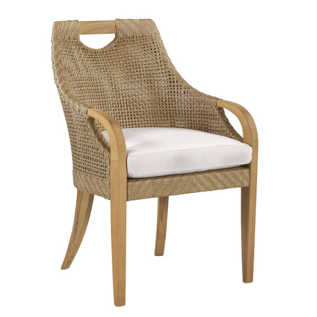 Lane Venture Edgewood Woven Dining Armchair