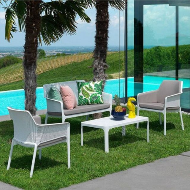 Nardi Net 4-Piece Conversational Outdoor Lounging Set