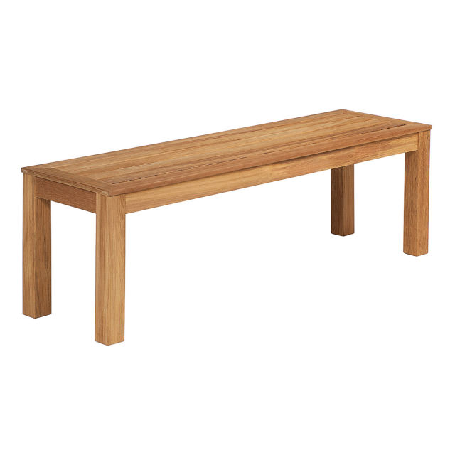 Barlow Tyrie Linear 61" Backless Teak Bench