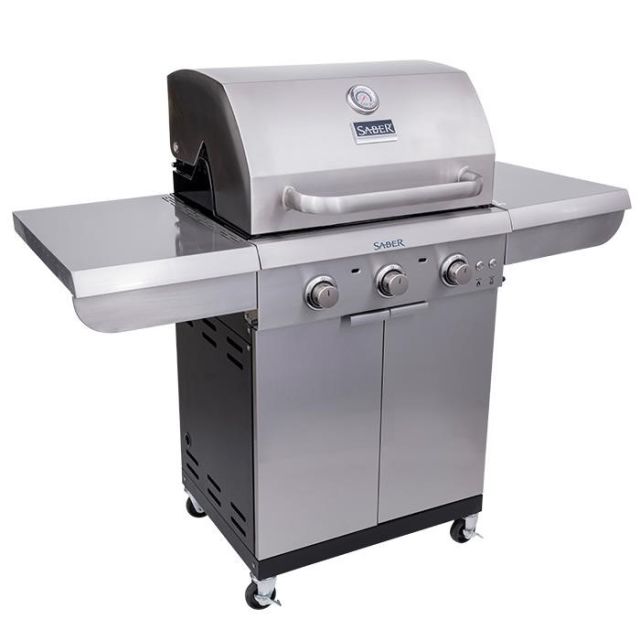 Saber Grills Select 3-Burner 24" Freestanding Gas Grill on Cart