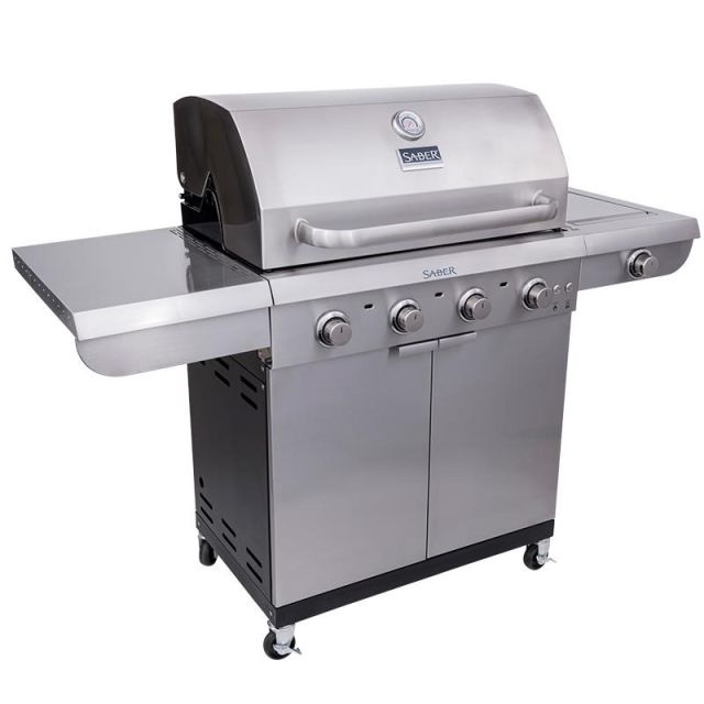 Saber Grills Select 4-Burner 40" Freestanding Gas Grill on Cart