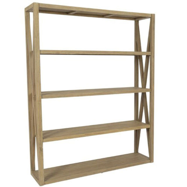 Sunset West Coastal Teak X Bookcase