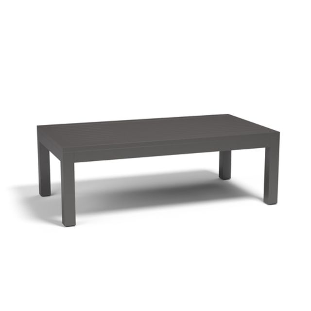 Sunset West Vegas 50" Aluminum Rectangular Coffee Table