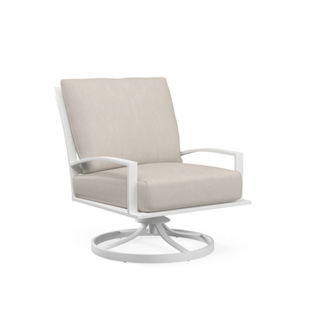 Sunset West Bristol Aluminum Swivel Rocker Club Chair