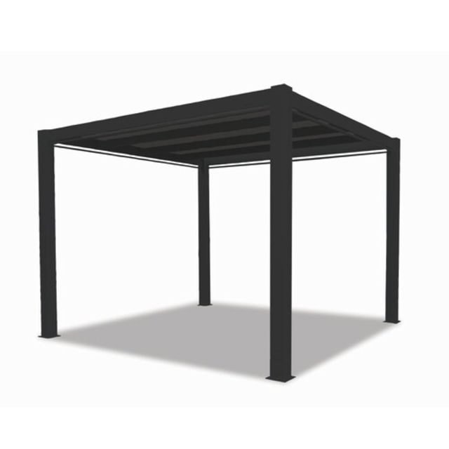 Sunset West 12' Square Aluminum Patio Pergola