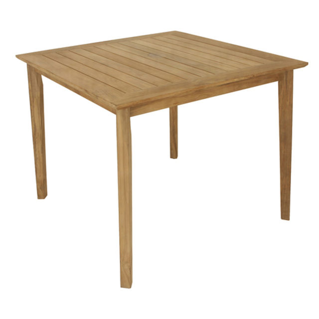 POVL Outdoor Menlo 36" Teak Square Dining Table