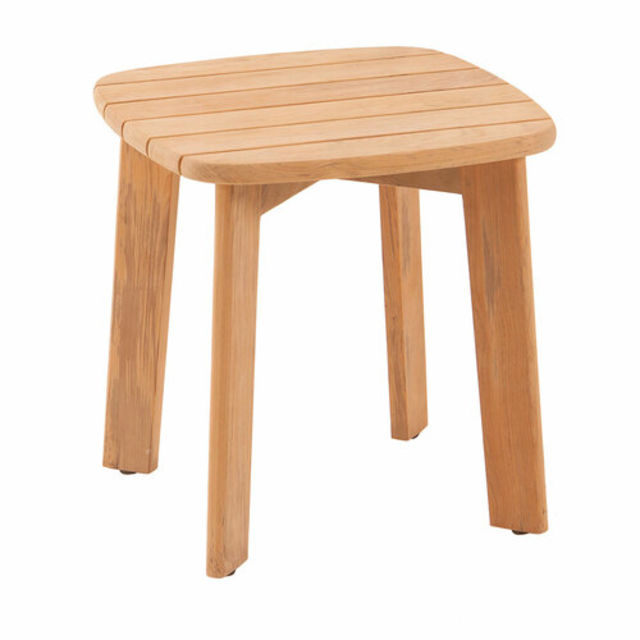 POVL Outdoor Adirondack 18" Teak Square Side Table