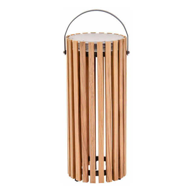 POVL Outdoor Qube Large Teak Lantern