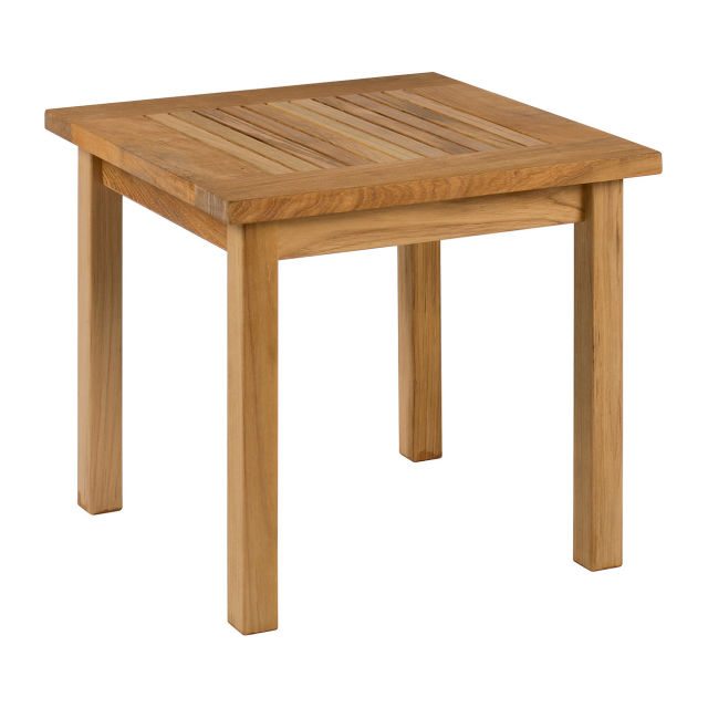 Barlow Tyrie Monaco 17" Teak Square Side Table