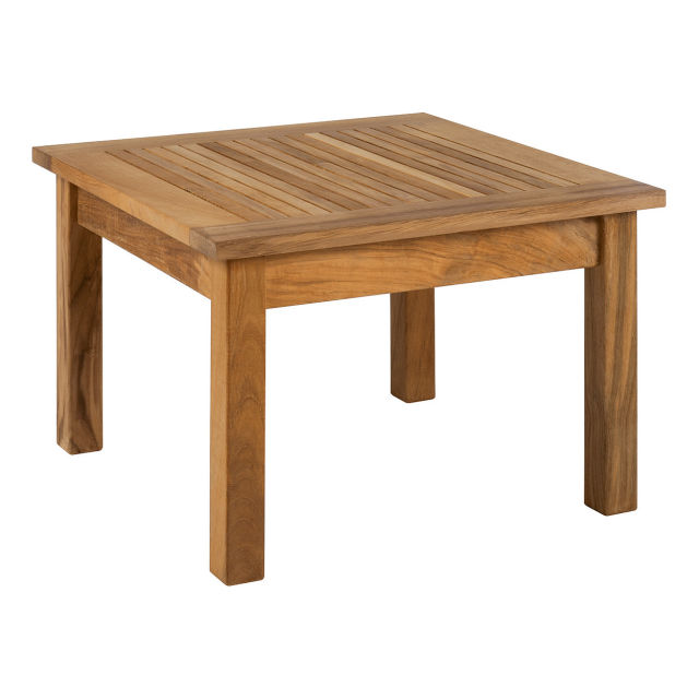 Barlow Tyrie Monaco 23" Teak Square Side Table