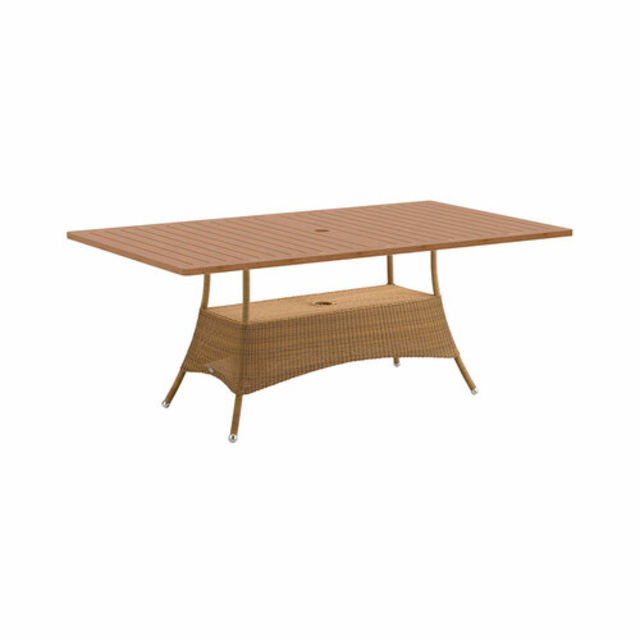 Cane-line Lansing 71" Woven Rectangular Dining Table