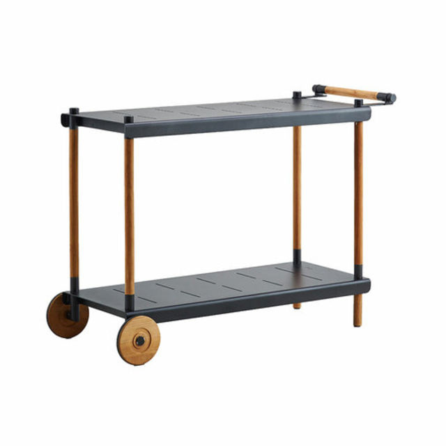 Cane-line Frame 46" Aluminum Rectangular Outdoor Trolley Cart