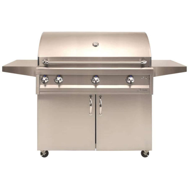 Alfresco Grills Artisan Professional 42" Gas Grill with Rotisserie on Cart