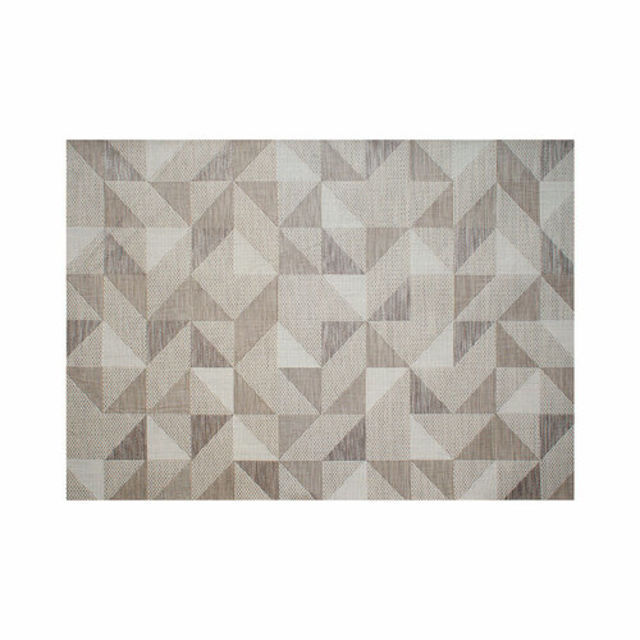 Treasure Garden Prism Taupe Indoor/Outdoor Rug